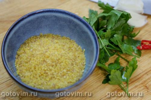 Мясной суп с овощной смесью и булгуром в мультиварке
