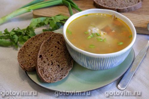 Мясной суп с овощной смесью и булгуром в мультиварке