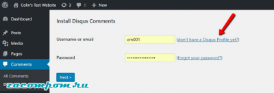 Как добавить комментарии Disqus в WordPress
