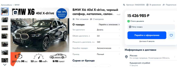 BMW X6: мощь и стиль в одном автомобиле