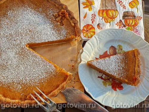 Пирог с тыквой и сгущенкой (Pumpkin pie)