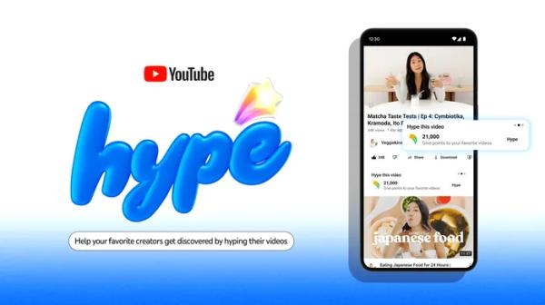 
											
							YouTube запустил новую кнопку «Hype» для продвижения небольших каналов						
									