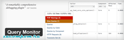 Query Monitor — отладка WordPress и повышение производительности сайта